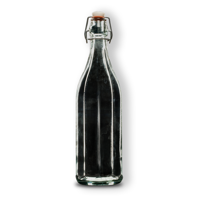 1 Litre Facetted Costolata Bottle